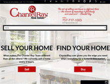 Tablet Screenshot of chantelray.com